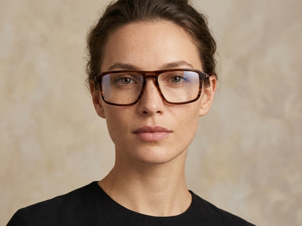 BS2012-2431_Brown_Aviator_Acetate_Glasses-tryon_female