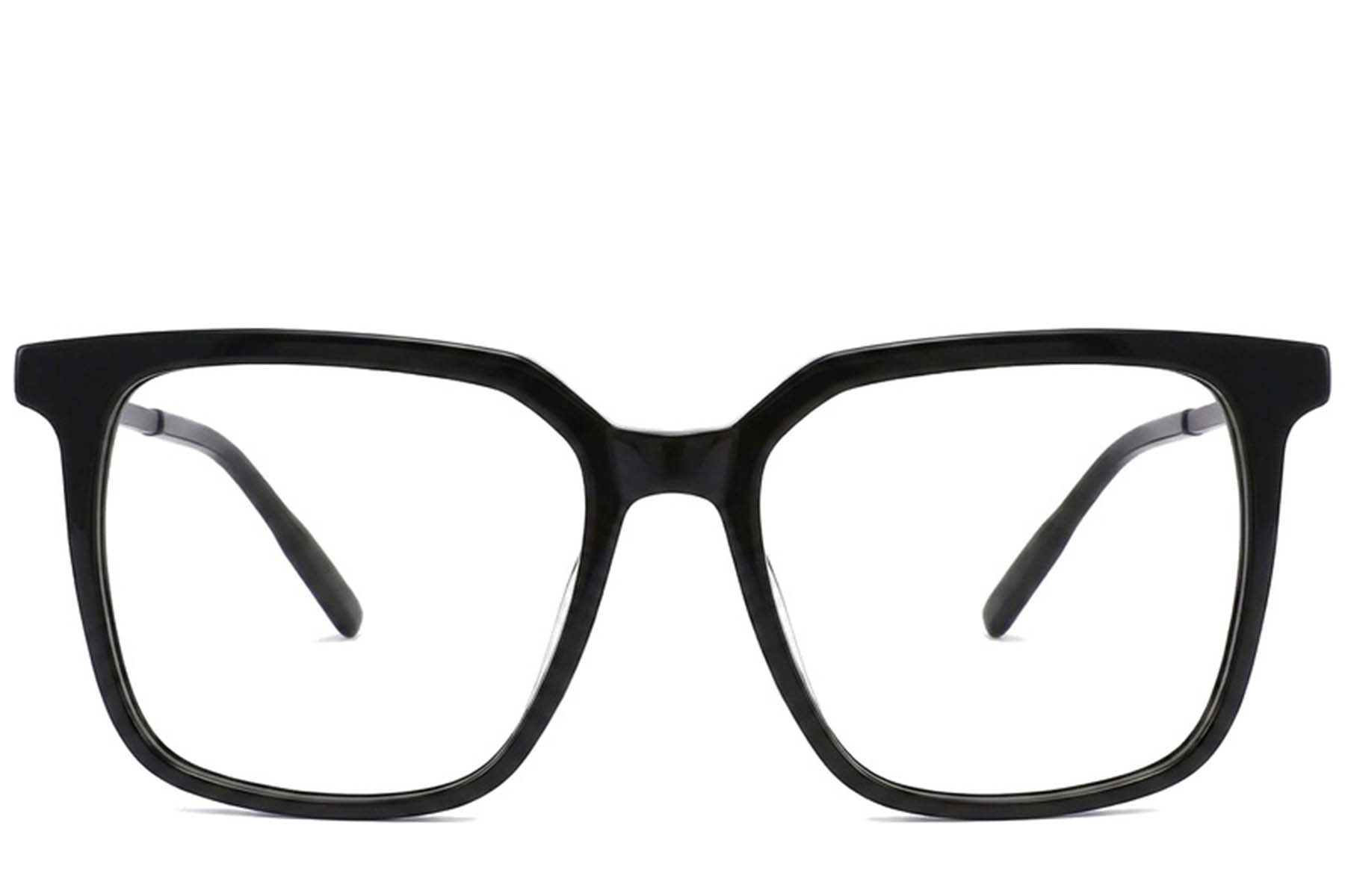 BS2012-2439_Black_Rectangular_Acetate_Glasses_corner-front