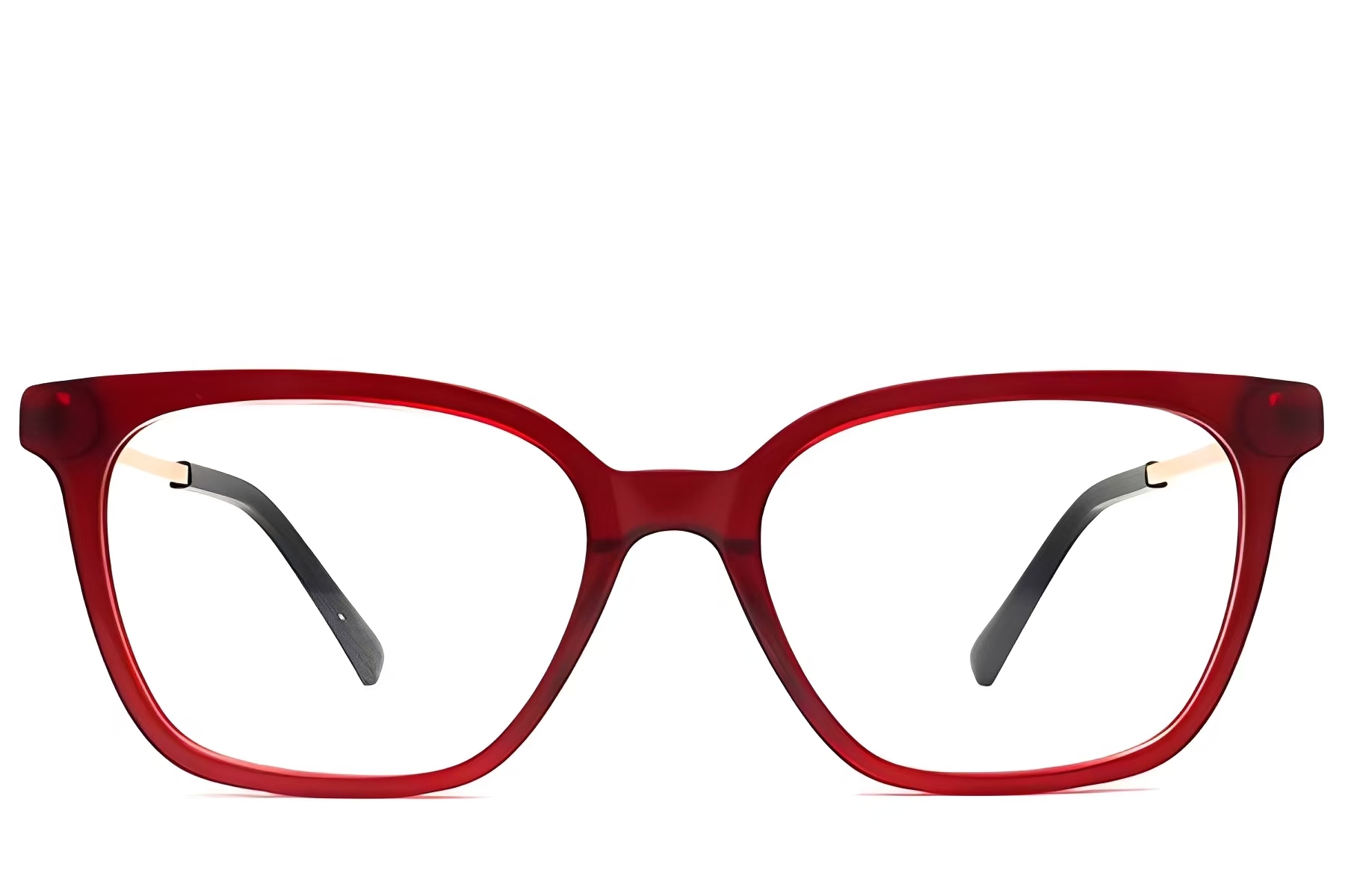 BS2012-2444_Red_Rectangular_Acetate_Glasses_front