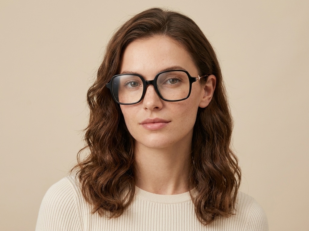 BS2012-2446_Black_Rectangular_Acetate_Glasses-tryon_female