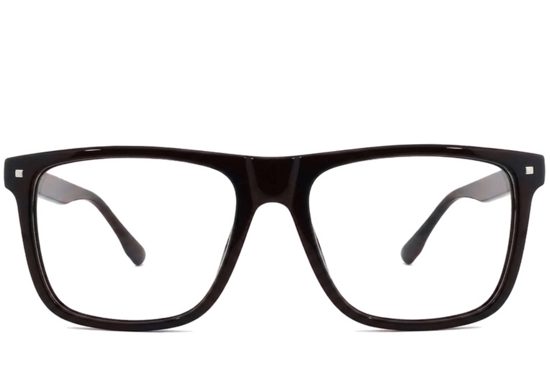 BS2012-2500_Brown_Rectangular_Acetate_Glasses_corner-front