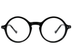 BS2012-2511_Black_Round_Acetate_Glasses_corner-front