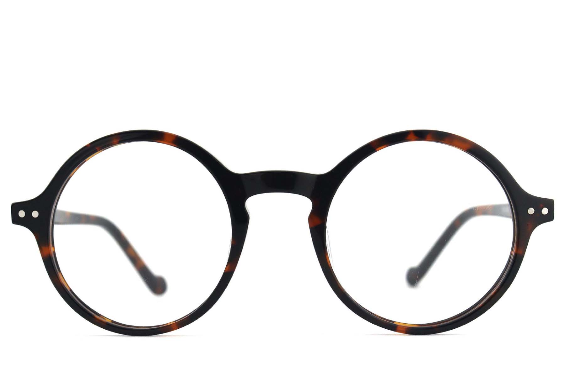 BS2012-2512_Tortoiseshell_Round_Acetate_Glasses_front