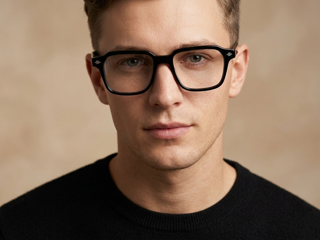 BS2012-2516_Black_Rectangular_Acetate_Glasses-tryon_male