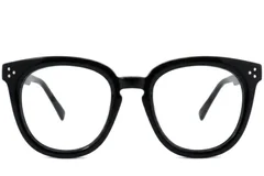 BS2012-2540_Black_Oval_Acetate_Glasses_corner-front