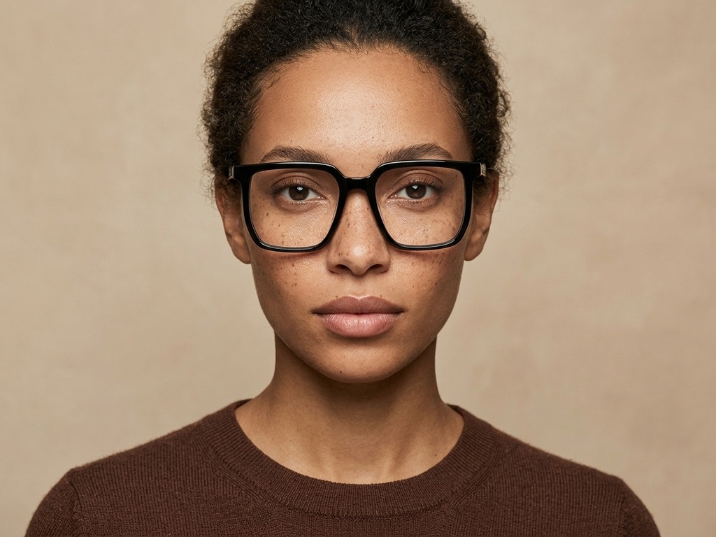 BS2012-2550_Black_Rectangular_Acetate_Glasses-tryon_female