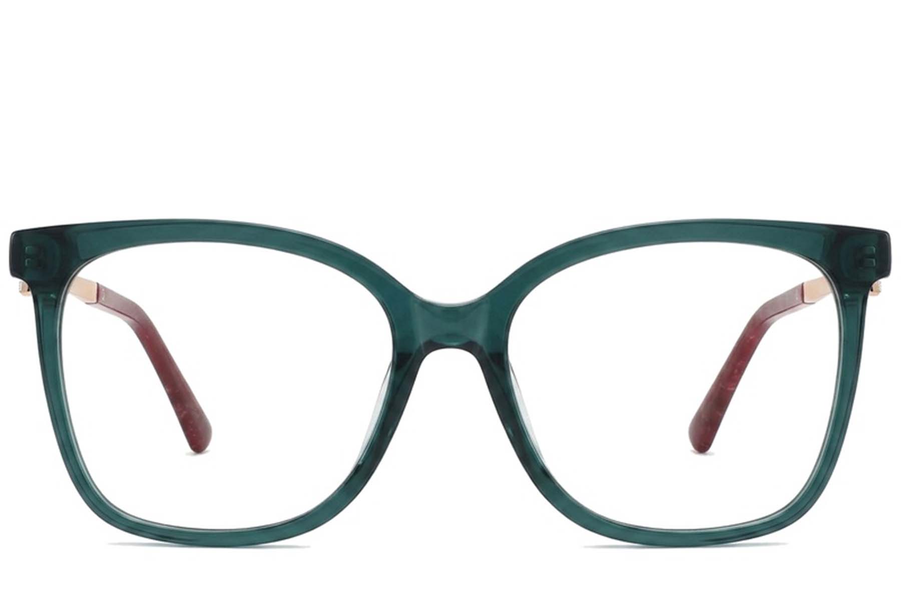 BS2012-2573_Green_Butterfly_Acetate_Glasses_corner-front