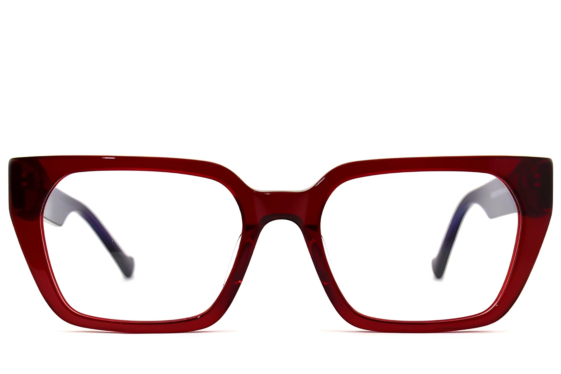 BS2012-2576_Red_Rectangular_Acetate_Glasses_front