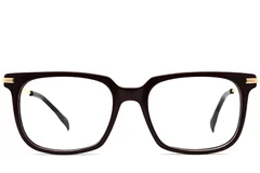 BS2012-2600_Black_Rectangular_Acetate_Glasses_front