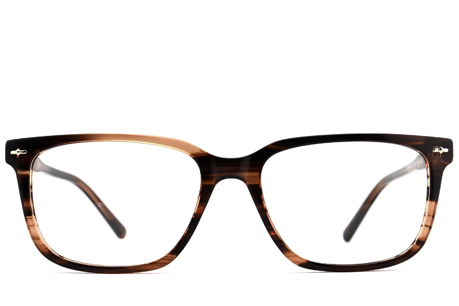 BS2012-2614_Brown_Rectangular_Acetate_Glasses_front