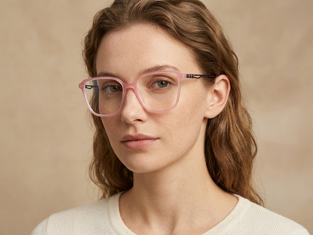 BS2012-2623_Pink_Rectangular_Acetate_Glasses-tryon_female