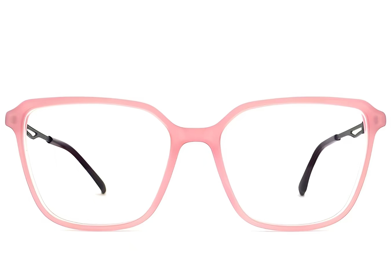 BS2012-2623_Pink_Rectangular_Acetate_Glasses_front