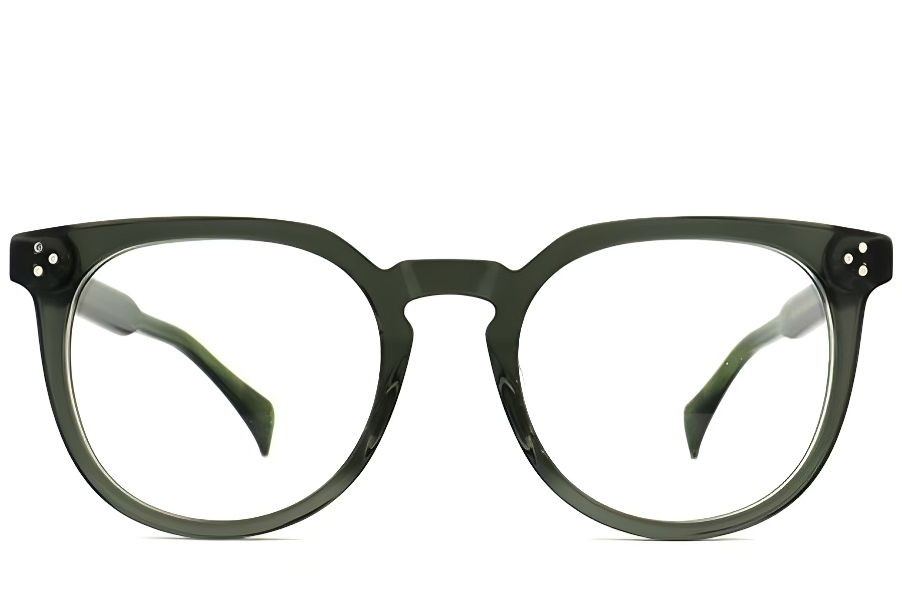 BS2012-2654_Green_Oval_Acetate_Glasses_front