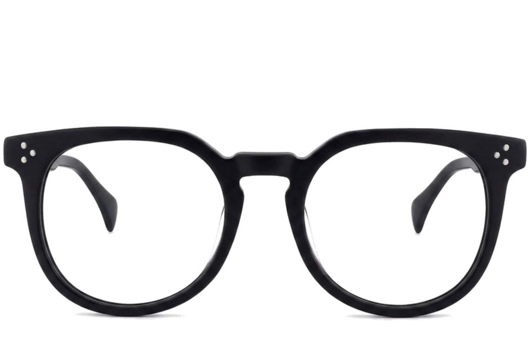 BS2012-2655_Black_Oval_Acetate_Glasses_corner-front