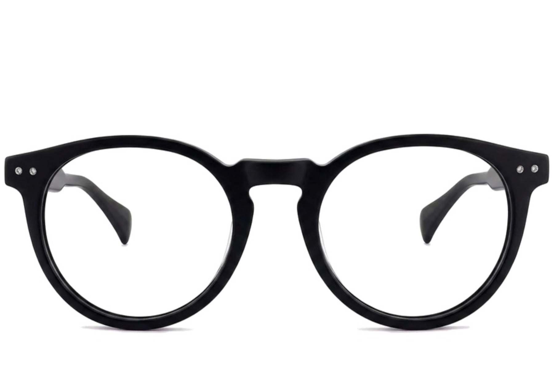 BS2012-2661_Black_Oval_Acetate_Glasses_corner-front