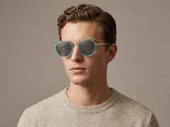 BS2012-2688_Blue_Oval_Metal_Sunglasses-tryon_male