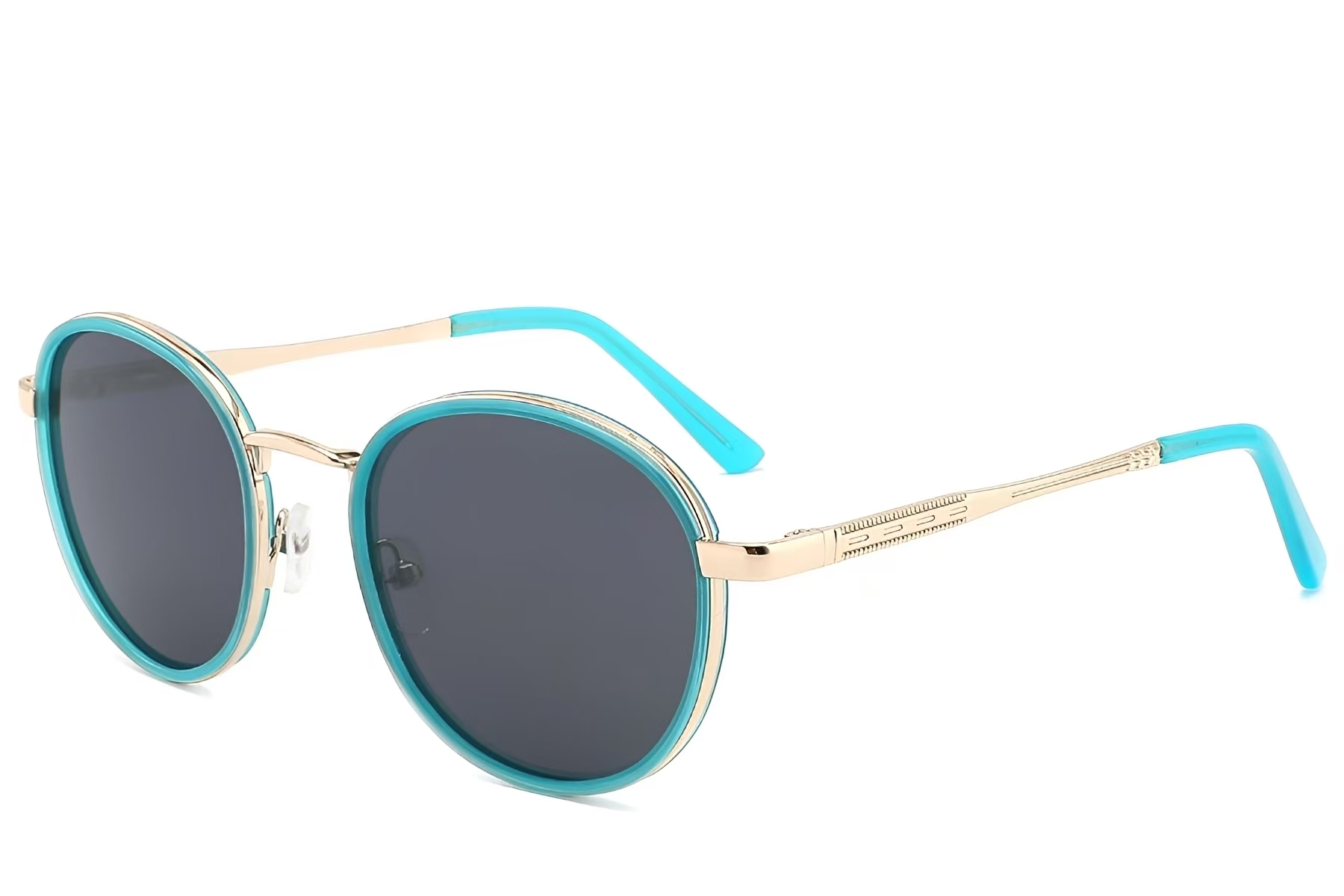 BS2012-2688_Blue_Oval_Metal_Sunglasses_corner