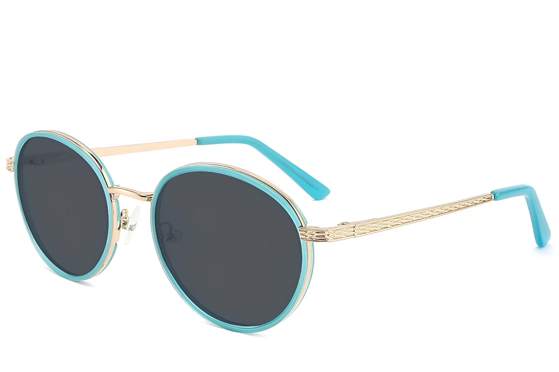 BS2012-2692_Blue_Oval_Metal_Sunglasses_corner