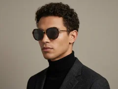 BS2012-2698_Tortoiseshell_Geometric_Metal_Sunglasses-tryon_male
