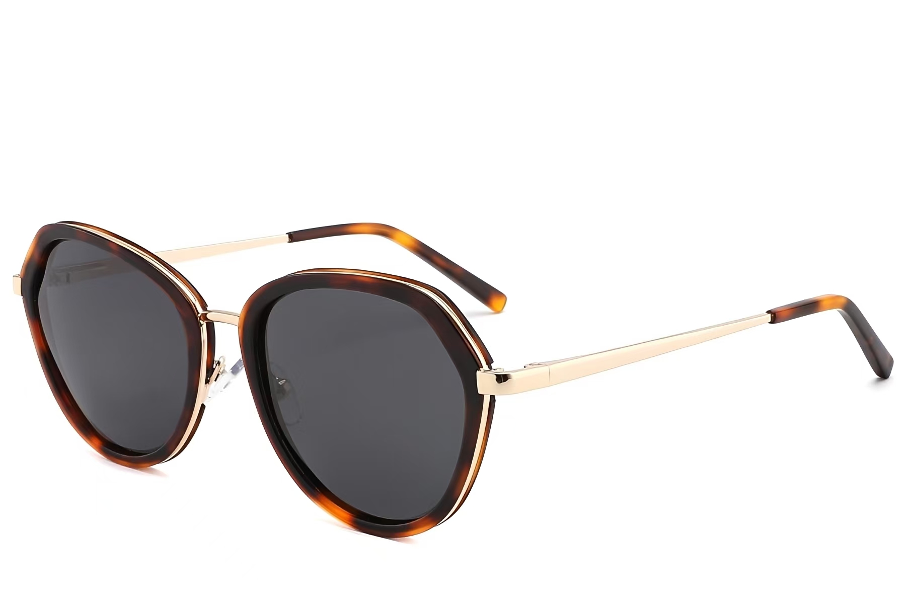 BS2012-2698_Tortoiseshell_Geometric_Metal_Sunglasses_corner