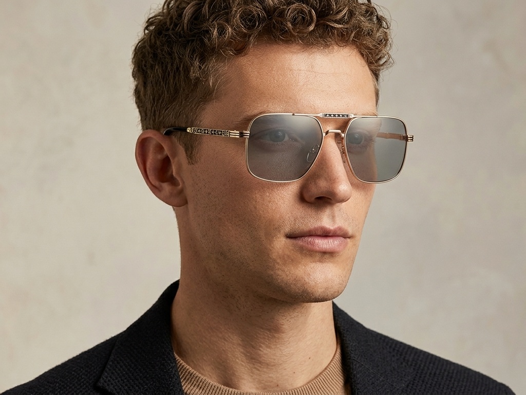 BS2012-2700_Black_Aviator_Metal_Sunglasses-tryon_male