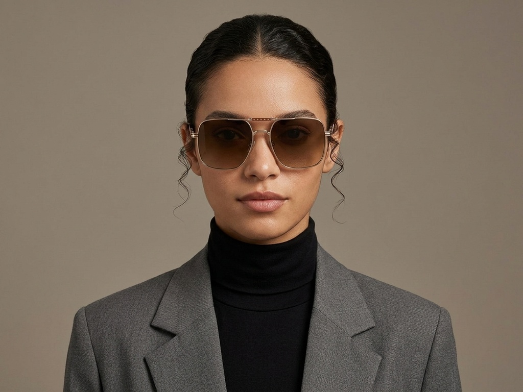 BS2012-2701_Golden_Aviator_Metal_Sunglasses-tryon_female