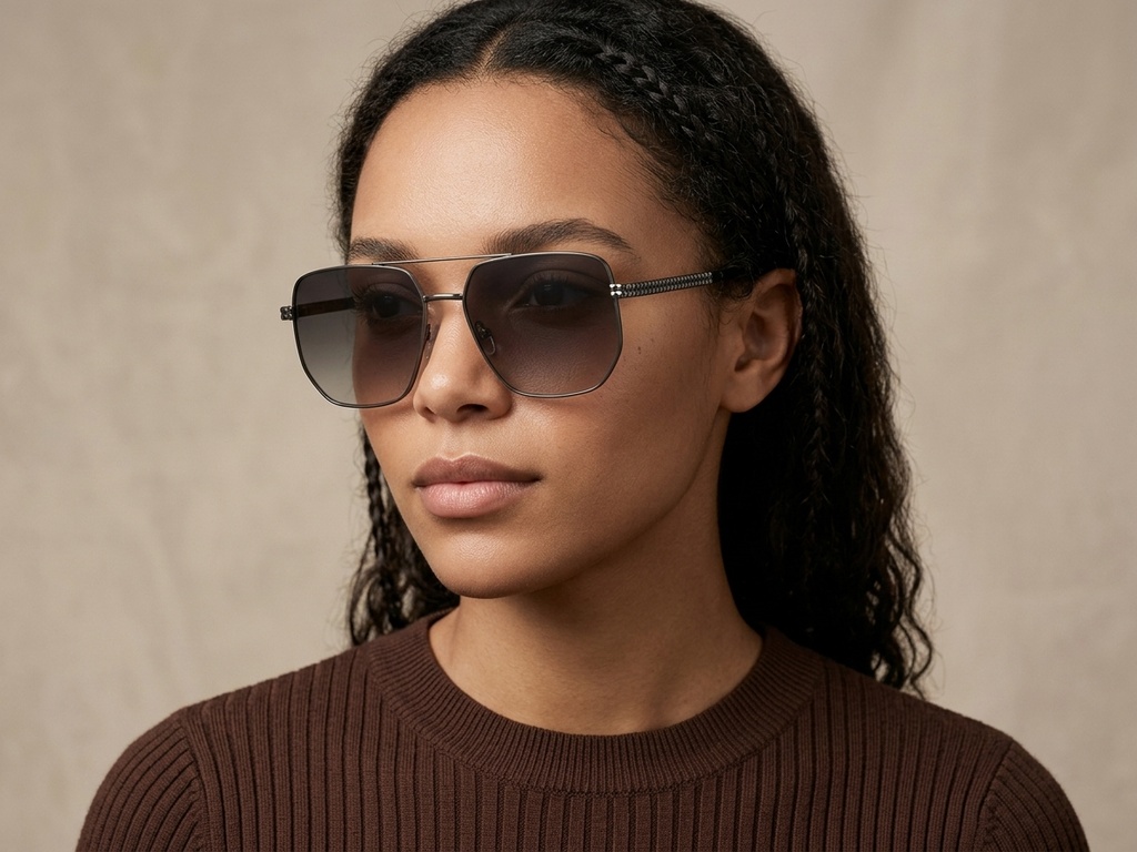 BS2012-2706_Grey_Aviator_Metal_Sunglasses-tryon_female