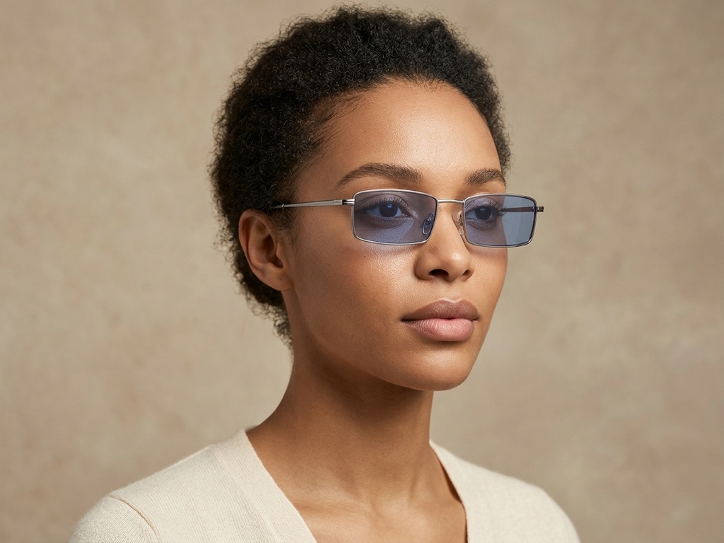 BS2012-2711_Grey_Rectangular_Metal_Sunglasses-tryon_female