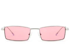 BS2012-2713_Silver_Rectangular_Metal_Sunglasses_front