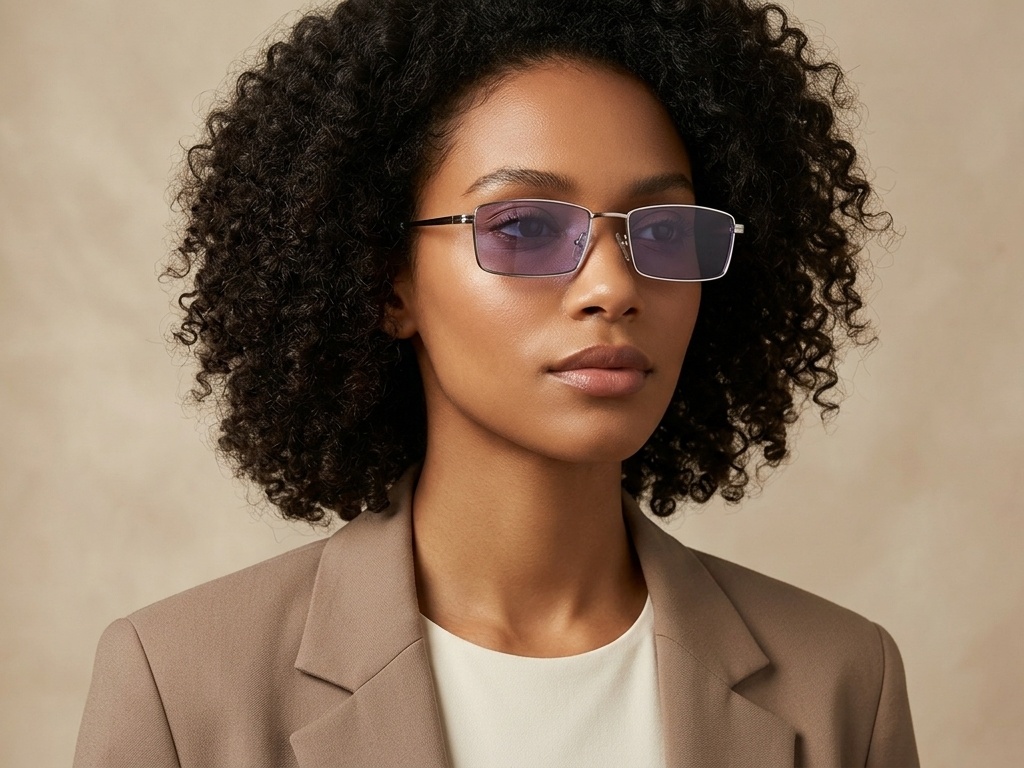 BS2012-2714_Silver_Rectangular_Metal_Sunglasses-tryon_female