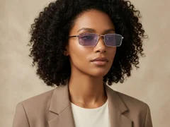 BS2012-2714_Silver_Rectangular_Metal_Sunglasses-tryon_female