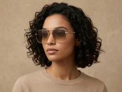 BS2012-2718_Golden_Aviator_Metal_Sunglasses-tryon_female