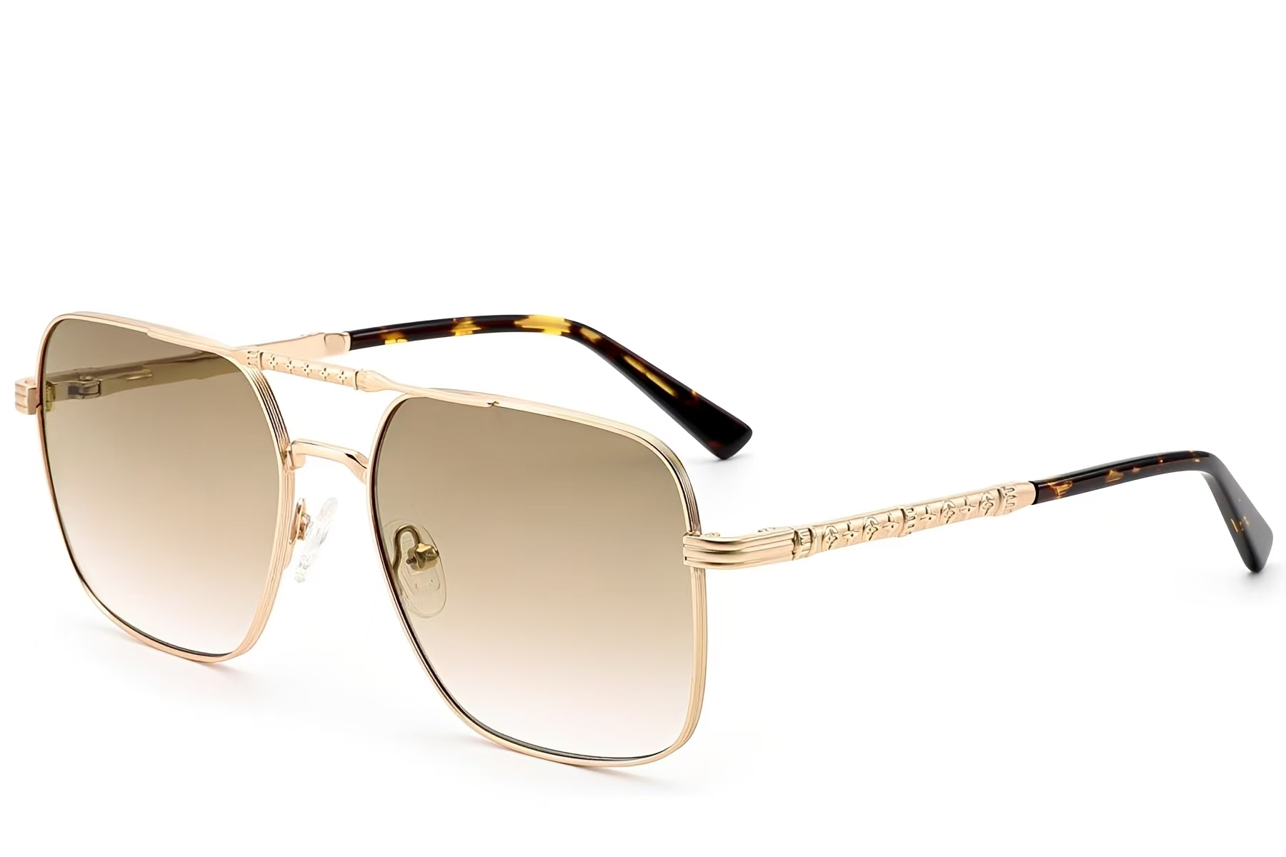 BS2012-2718_Golden_Aviator_Metal_Sunglasses_corner