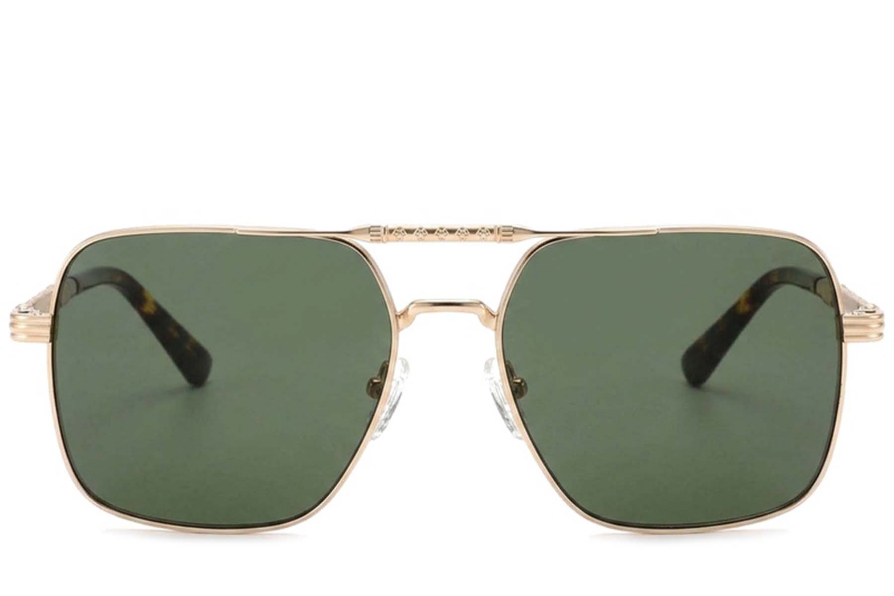 BS2012-2719_Golden_Aviator_Metal_Sunglasses_corner-front