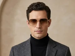 BS2012-2722_Golden_Aviator_Metal_Sunglasses-tryon_male