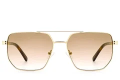 BS2012-2722_Golden_Aviator_Metal_Sunglasses_front