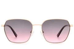 BS2012-2725_Pink_Geometric_Metal_Sunglasses_front