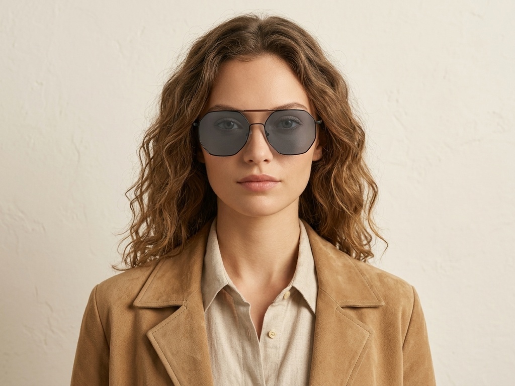 BS2012-2726_Black_Aviator_Metal_Sunglasses-tryon_female