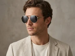 BS2012-2729_Golden_Aviator_Metal_Sunglasses-tryon_male