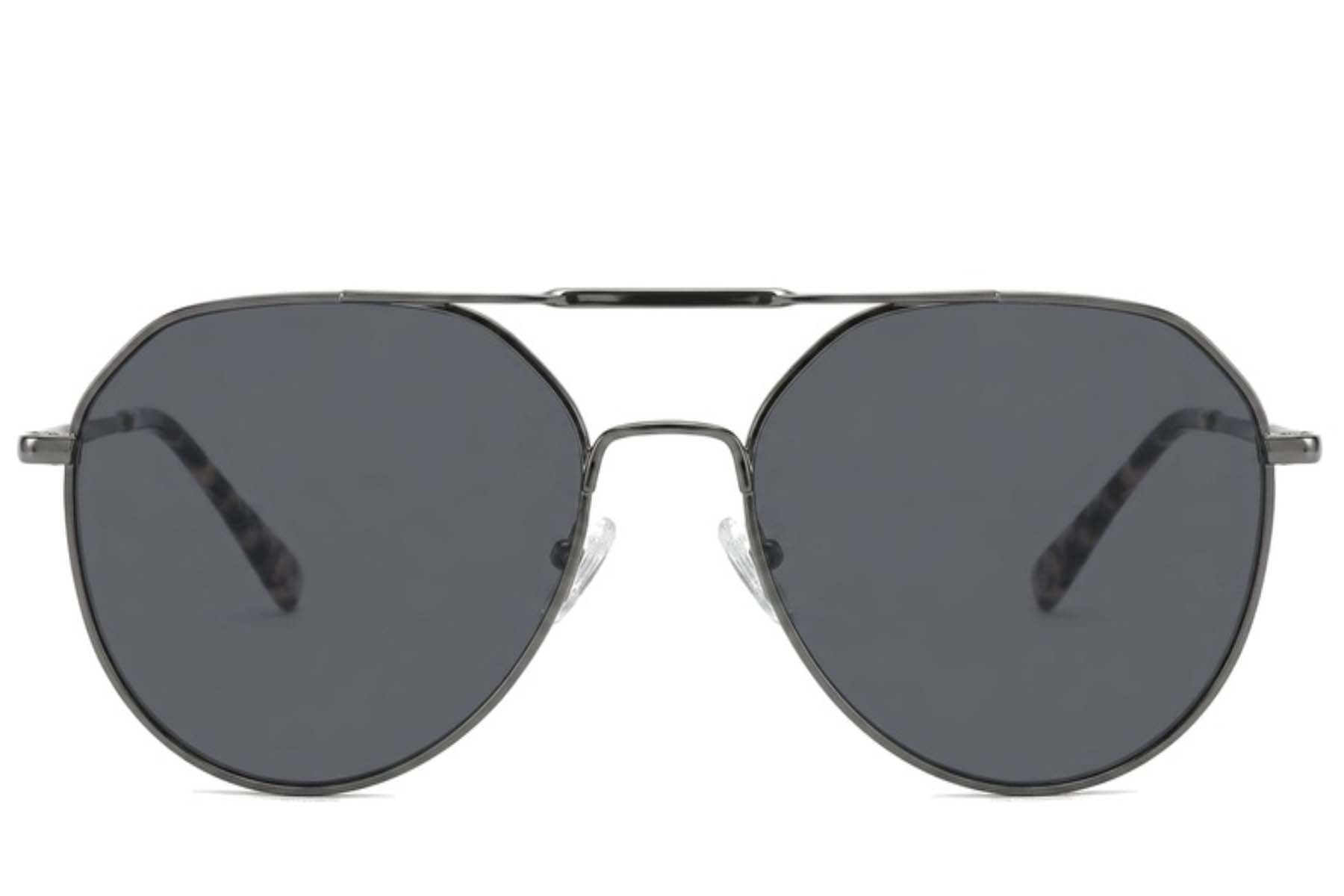 BS2012-2734_Grey_Aviator_Metal_Sunglasses_corner-front