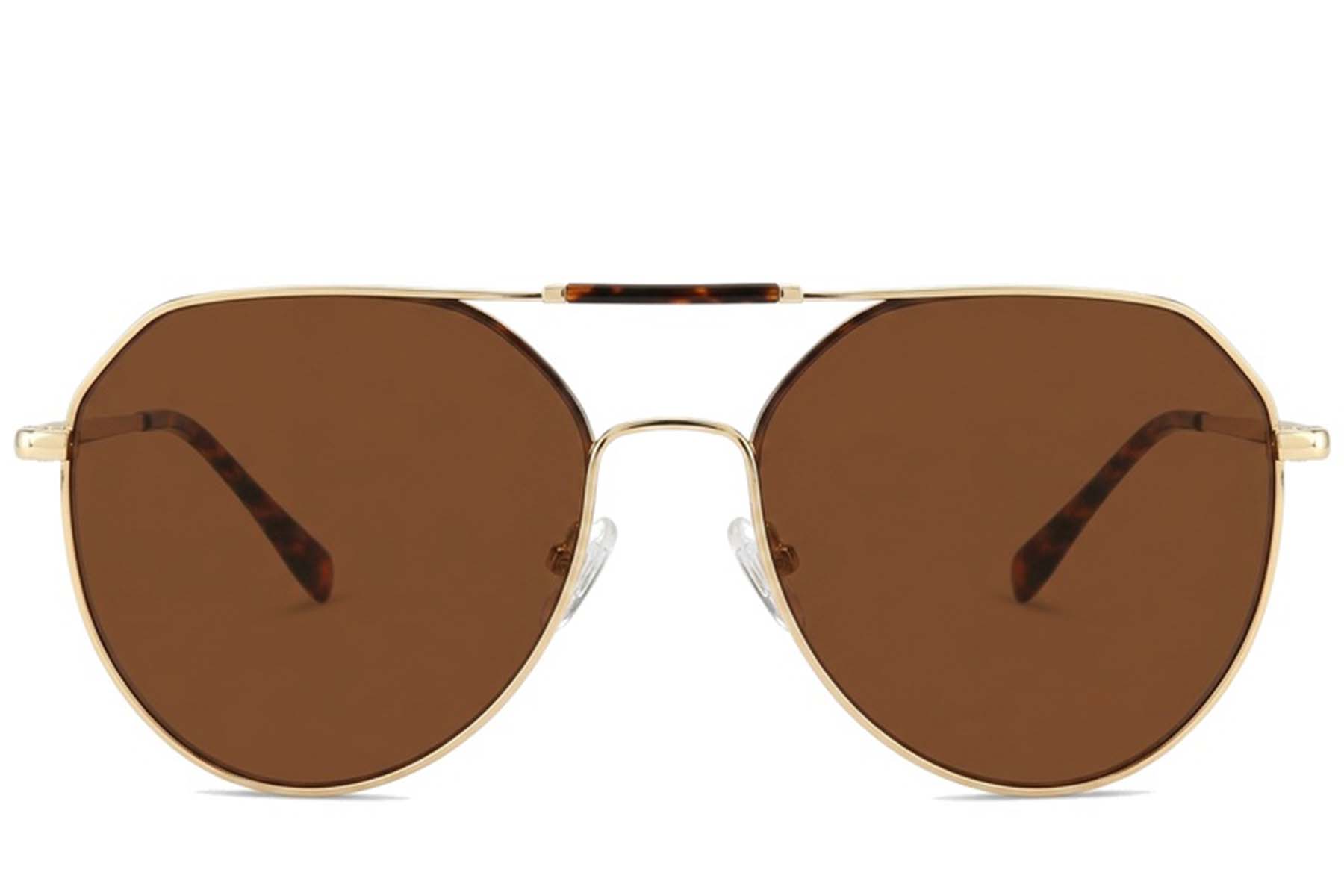 BS2012-2735_Golden_Aviator_Metal_Sunglasses_corner-front