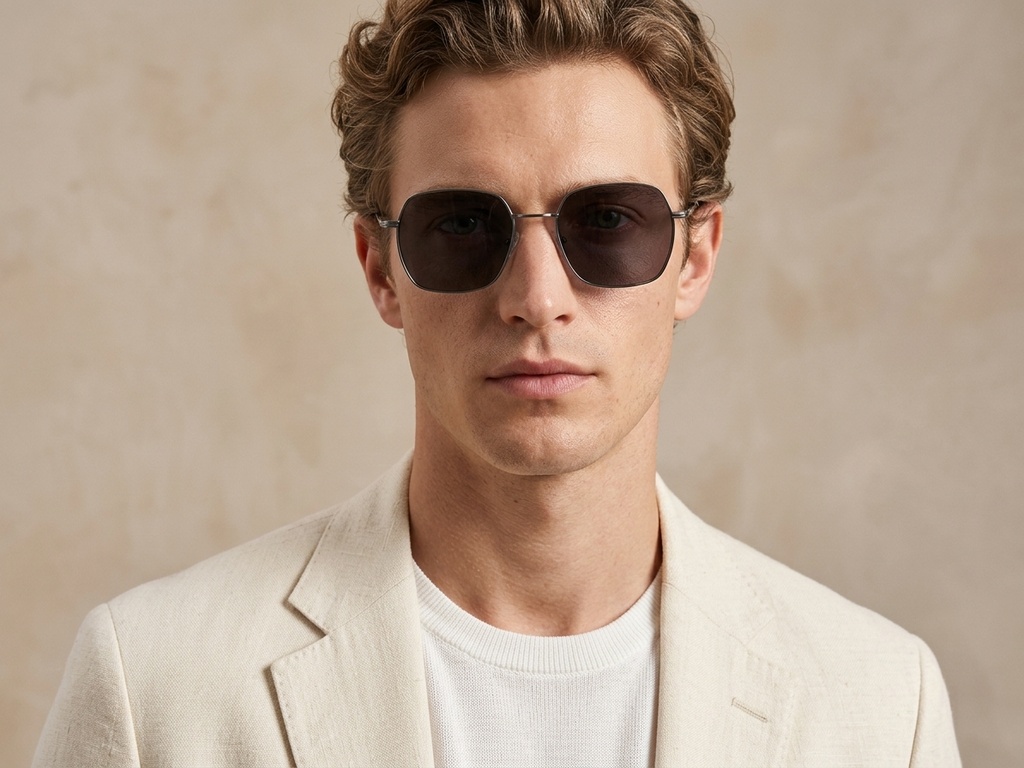 BS2012-2737_Grey_Rectangular_Metal_Sunglasses-tryon_male