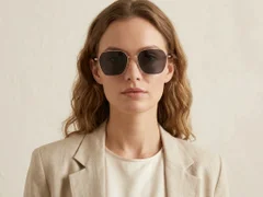 BS2012-2739_Pink_Rectangular_Metal_Sunglasses-tryon_female