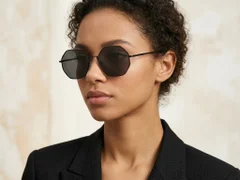 BS2012-2740_Black_Geometric_Metal_Sunglasses-tryon_female