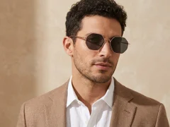 BS2012-2743_Pink_Geometric_Metal_Sunglasses-tryon_male