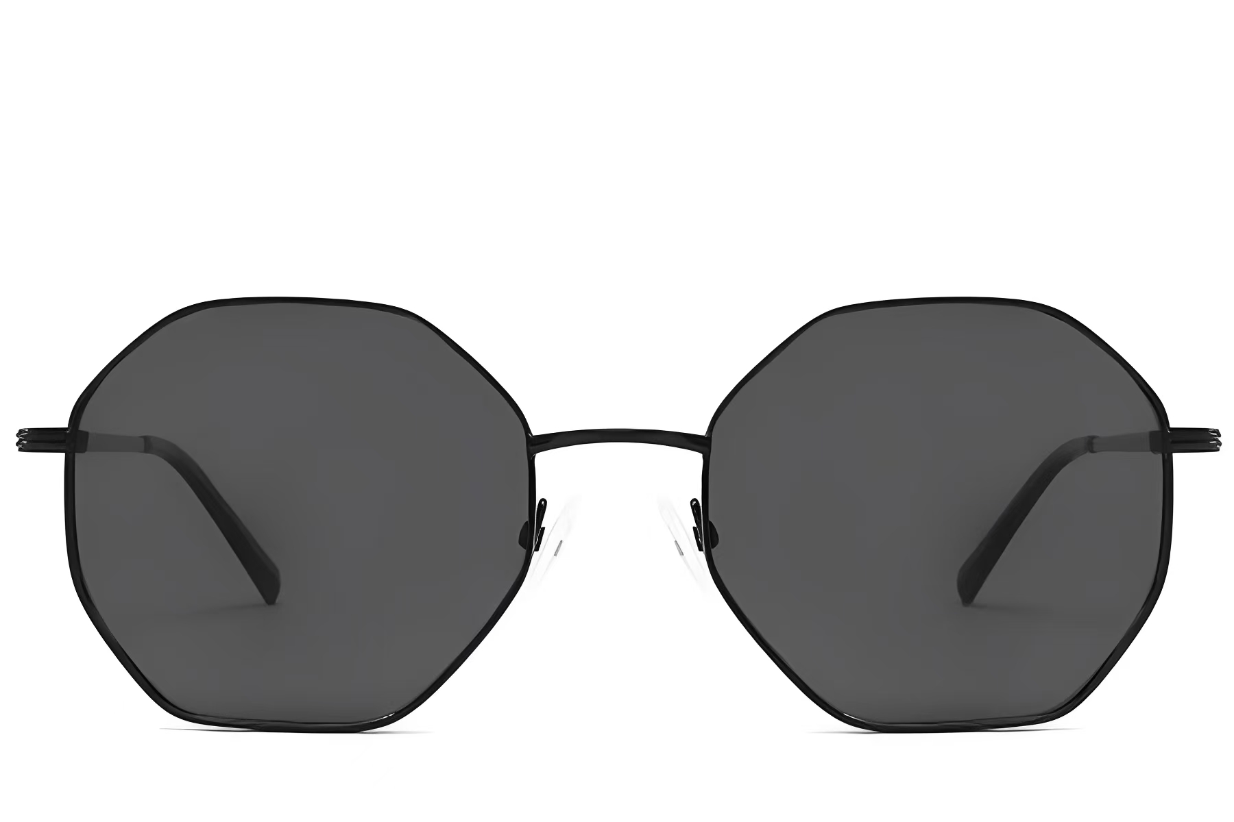BS2012-2744_Black_Geometric_Metal_Sunglasses_front