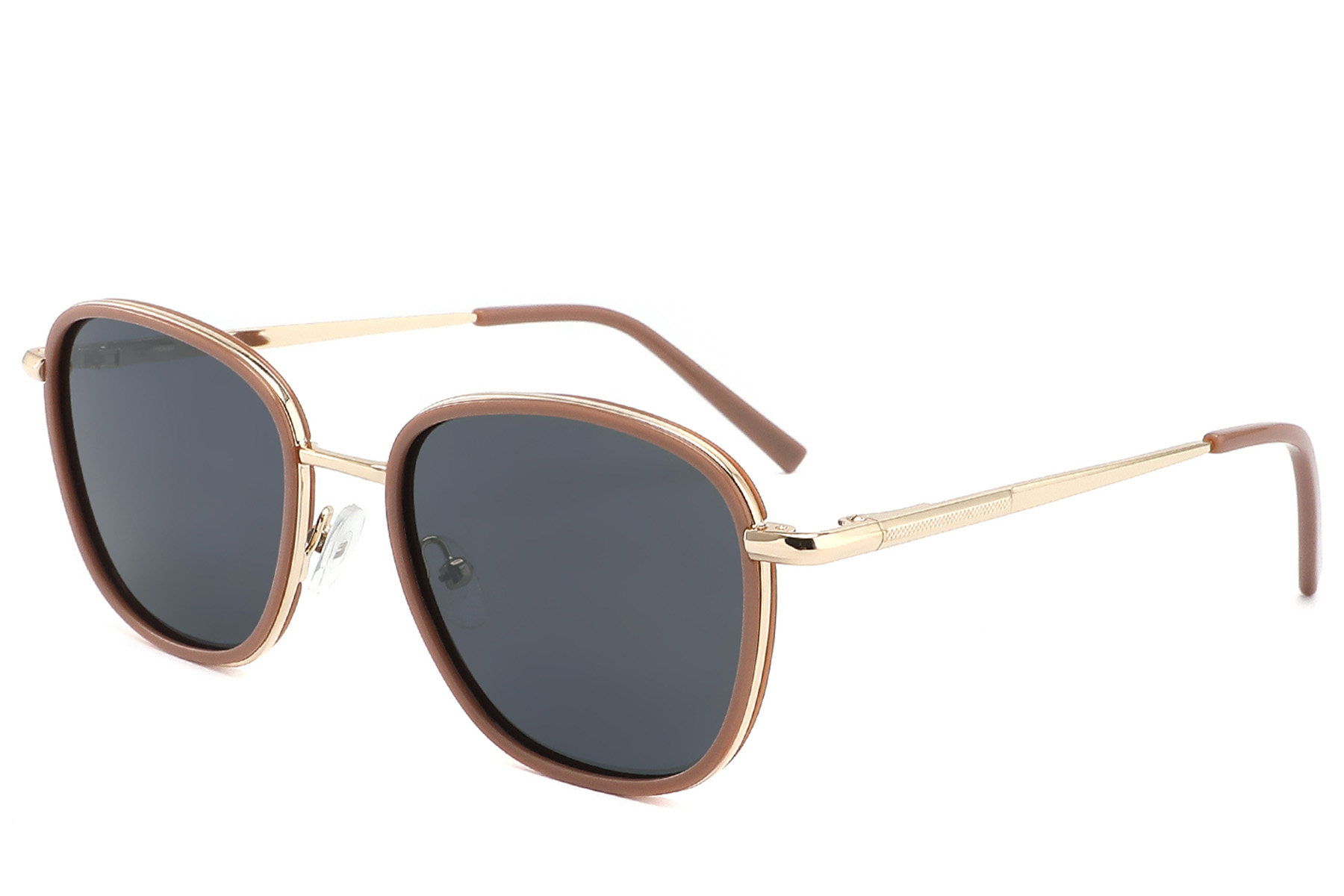 BS2012-2747_Brown_Rectangular_Metal_Sunglasses_corner