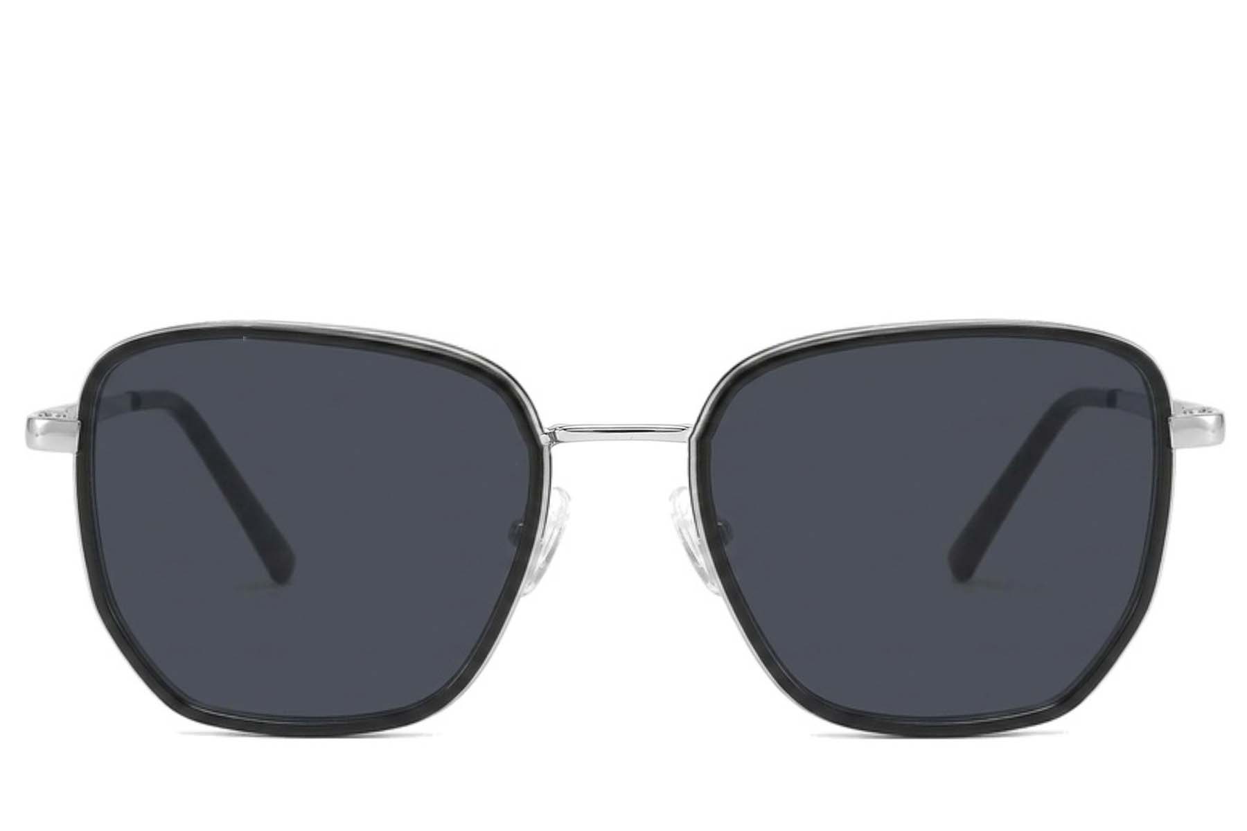 BS2012-2750_Black_Geometric_Metal_Sunglasses-front