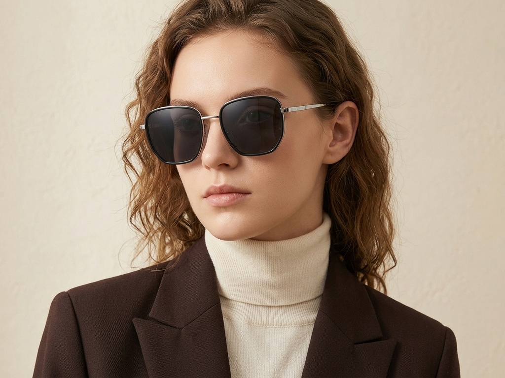 BS2012-2750_Black_Geometric_Metal_Sunglasses-tryon_female