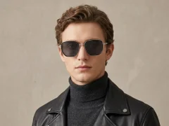 BS2012-2750_Black_Geometric_Metal_Sunglasses-tryon_male